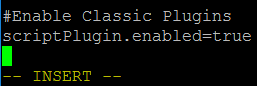 Script Plugin Enable