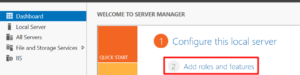 Server 2016 Add Role