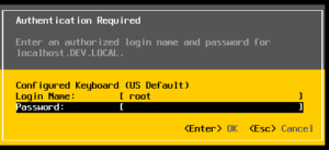 ESXi 6 Password