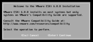 ESXi 6 Installation