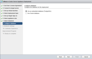 vCSA 6 Postgres Database