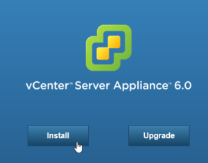 vCSA 6 installere
