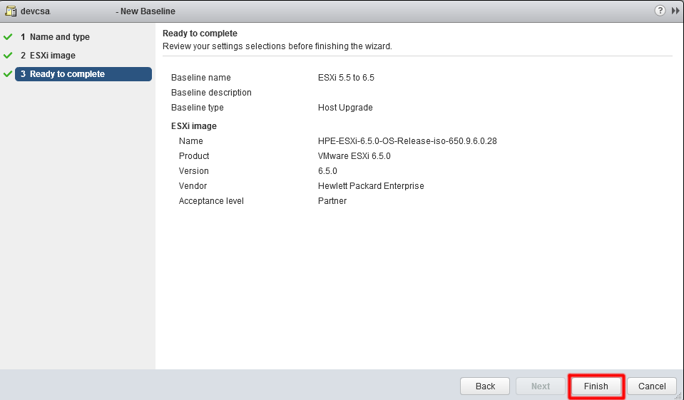 Baseline ESXi Review