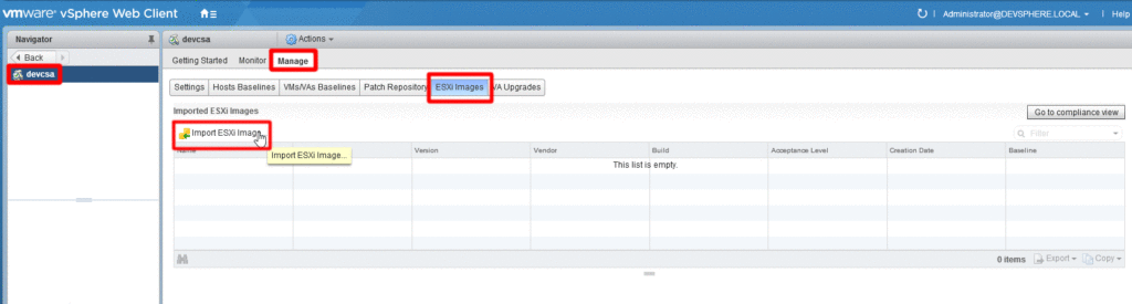 ESXi Images