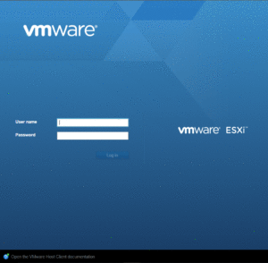 ESXi Host Login