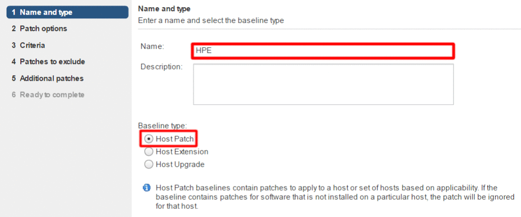 Baseline Host Patch