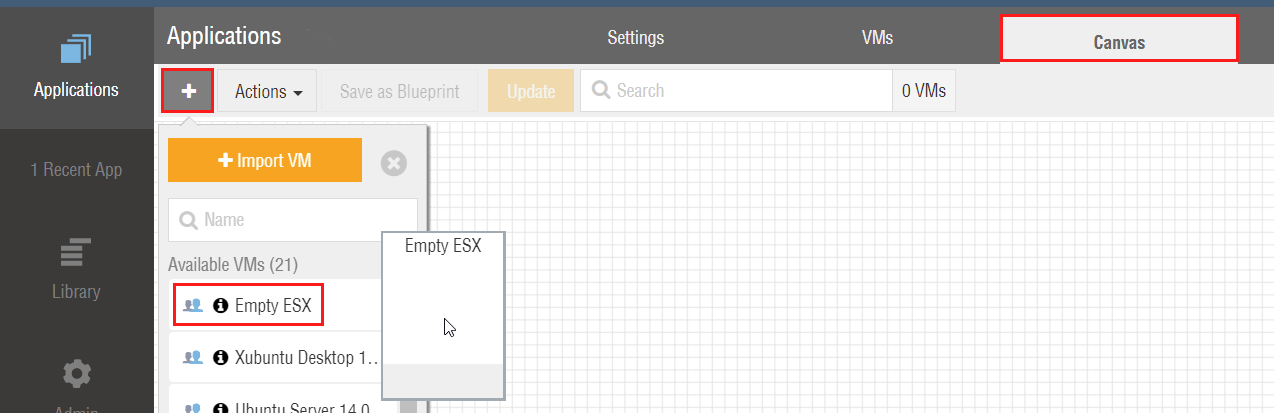 Empty ESX