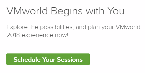 VMware VMworld Las Vegas 2018 Schedule