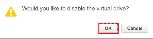 Disable Virtual Drive