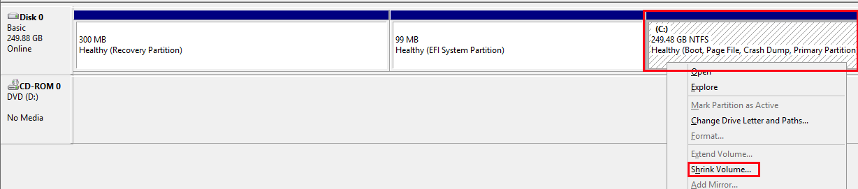 Shrink C Drive