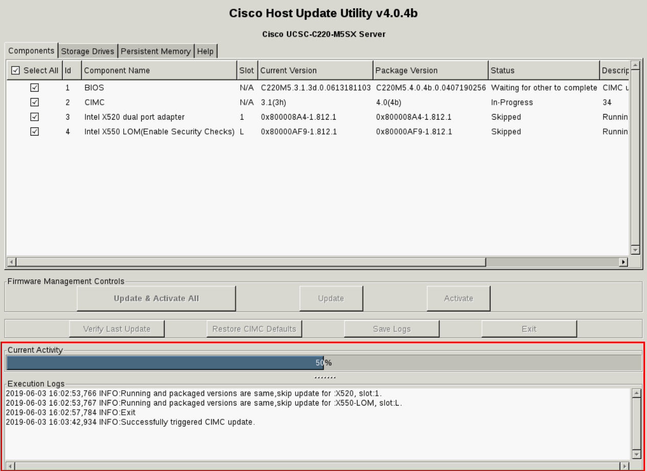 HUU Progress and Execution Logs