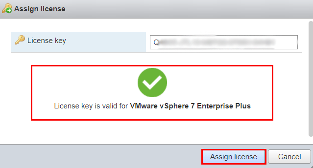 Install ESXi 7 License